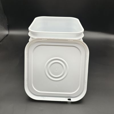 Kimyasal Direnci Hava geçirmez Kovası Kare Plastik Kovası Depolama Çözümleri İçin Kapaklı