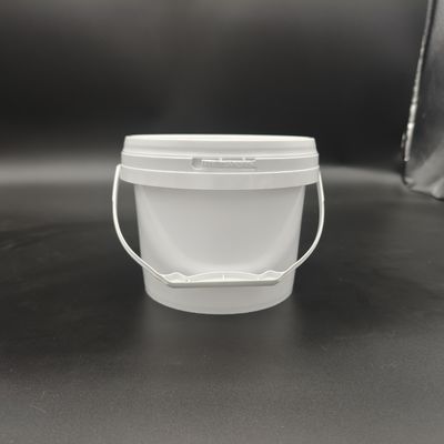 Yuvarlak PP Plastik kova 5 galonlik Polypropylene kovası Metal sapı ile