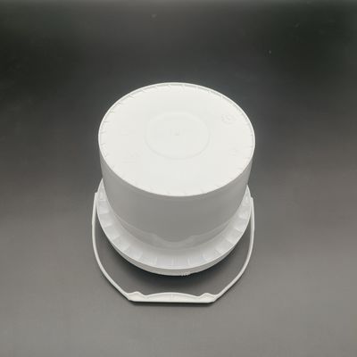Yuvarlak PP Plastik kova 5 galonlik Polypropylene kovası Metal sapı ile