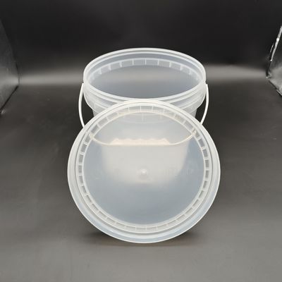 1L-25L Stresle dayanıklı kapağı olan açık plastik kova konteynerleri