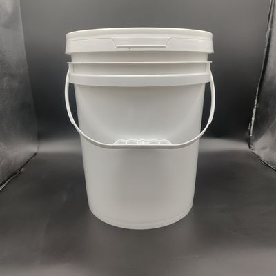 Özel Logo Yuvarlak Plastik Kova Ekran Baskı / Isı Transfer / IML Baskı ile