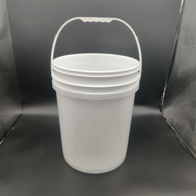 Özel Logo Yuvarlak Plastik Kova Ekran Baskı / Isı Transfer / IML Baskı ile