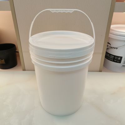 Gıda Sınıfı 5 Gallon Kapaklı Beyaz Plastik Kovaylar Yüklenebilir Geri Dönüştürülebilir