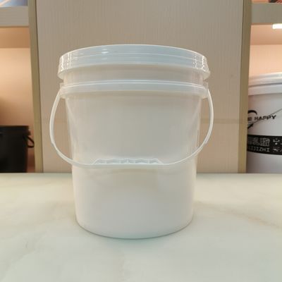 Beyaz Siyah 10L Yuvarlak Plastik Kovası Peçete Kapaklı PP Malzemesi