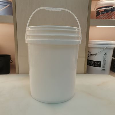 Mühür kapağı 20 litre yuvarlak plastik kova ekran baskı