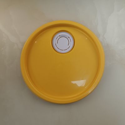 18L 4.8 Gallon 5 Gallon Plastik boya Sarı kova Yüksek sıcaklığa dayanıklı