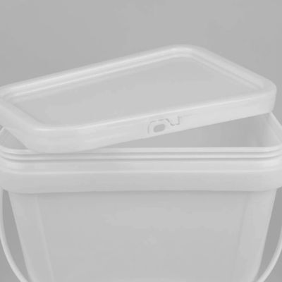 Çarpışma Direnci Çatır Plastik Kovası Gıda Sınıfı Kapaklı