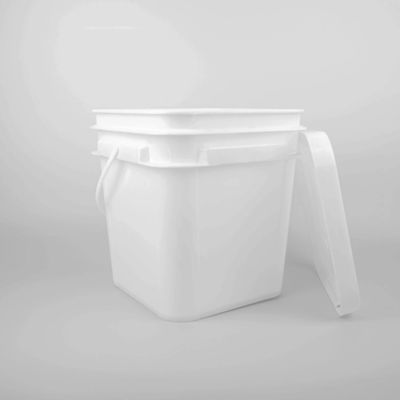Çarpışma Direnci Çatır Plastik Kovası Gıda Sınıfı Kapaklı