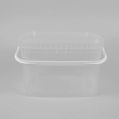 Yumuşak Yüzey 5 Gallon Şeffaf Plastik Kovası IML Dekorasyonu