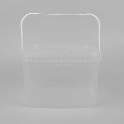 ISO9001 20l Sıcaklık Transfer Uygulamaları ile Şeffaf Plastik Kovası