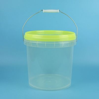5 l açık plastik kovayla kapaklı termal transfer dekorasyonu