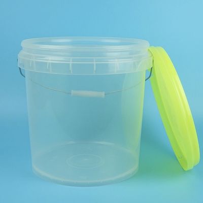 Korrozyona Direnci 5 Gallon Açık Plastik Kova Konteynerler Seris Baskı