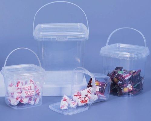 Bahçe için şeffaf açık 5 gallon kova açık depolama kovaları