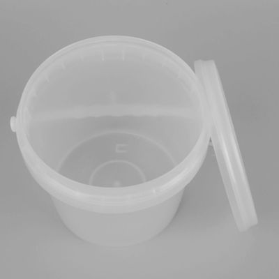 Yumuşak Yüzey 5 Gallon Şeffaf Plastik Kovası IML Dekorasyonu