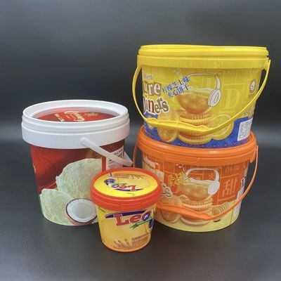 PP Malzemesi Beyaz Gıda Kaliteli Kovaylar Sızıntı geçirmez Kapaklı Hava geçirmez Kovay