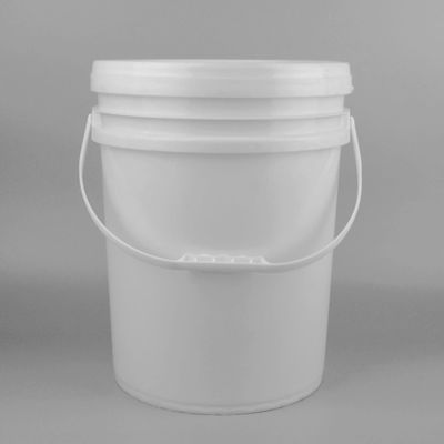20 litrelik metal saplı beyaz yağ kova OEM ODM