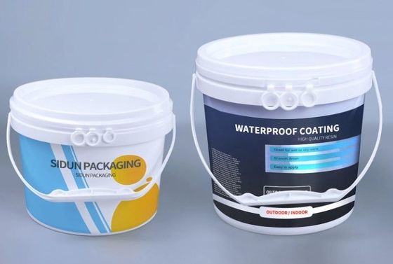 Sıvı ambalajlama çözümleri için geri dönüştürülebilir 20 litrelik plastik boya kovası