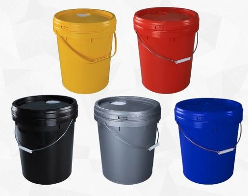 Gıda Kaliteli Polietilen 5 Gallon Plastik kovalar Beyaz kova OEM ODM