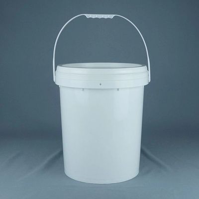 Gıda Kaliteli Polietilen 5 Gallon Plastik kovalar Beyaz kova OEM ODM