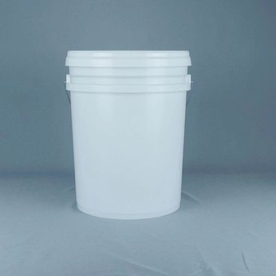 BPA'dan Arınmış Beyaz 5 Gallon Kimyasal Toz için Kapaklı Plastik Kovaklar