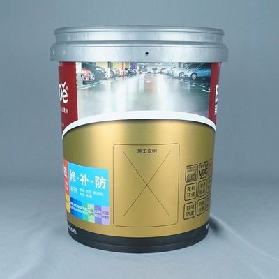 Sızdırmaz 5 Gallon Poly Balon Gıda Depolama Kovası Kapak UV Direnciyle