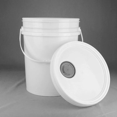 Geri dönüştürülebilir Gıda Güvenli 5 Gallon Kovası Beyaz 5 Gal Kovası OEM ODM