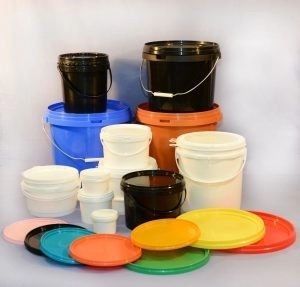 Yüksek Kimyasal Direnci Yüklenebilir 1 ~ 25 Litre Kapaklı Plastik Kovası