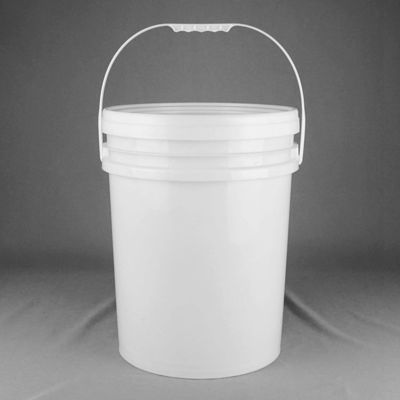 IML Dekorasyon Kimyasal Kovası 5 Gallon Beyaz Plastik Kovası Atma Korozyonu