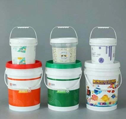 Kapaklı 1-25L Kapasite Yuvarlak Plastik Gübre Kovası