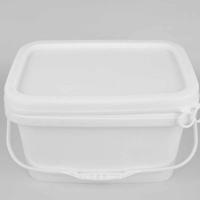 Ergonomik Yakalama 20L Kare Depolama Kovası Kapaklı Pas Dayanıklı