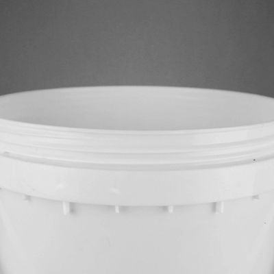 Özel Logo 20l yuvarlak plastik kovası kapak korozyona dayanıklı