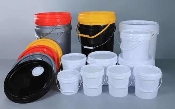 Yuvarlak Küçük Plastik Plaj Balonları Kırmızı Plastik Kum Kovası Zehirli Olmayan