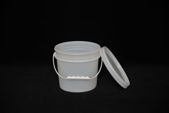 İç ve dış kullanım için kapaklı özel şeffaf plastik kova