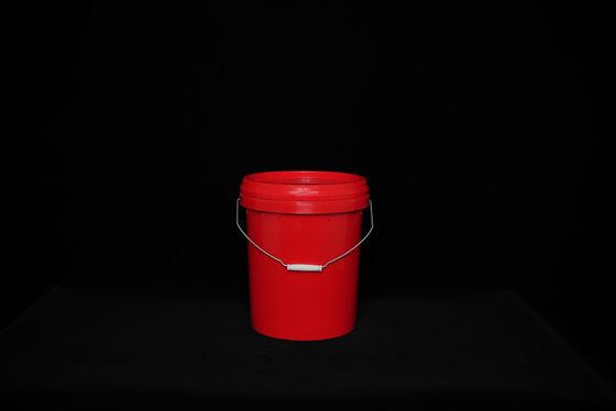 Depolama uygulamaları için mühür kapaklı yuvarlak plastik kova