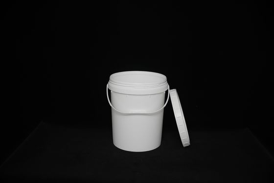 Depolama uygulamaları için mühür kapaklı yuvarlak plastik kova