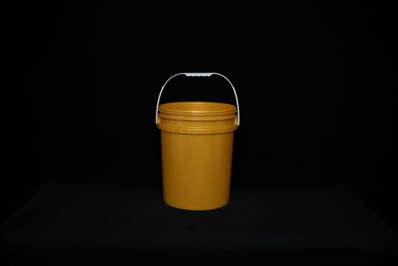 Gıda veya boya deposu için saplı, BPA içermeyen tekrar kullanılabilir plastik kovalar