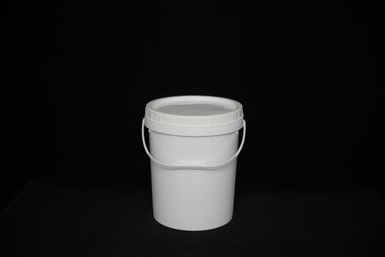 Gıda Kaliteli Beyaz PP Plastik Kovlar Yuvarlak Kare Şekil UV Dirençli Güvenli Depolama İçin Geri Dönüştürülebilir